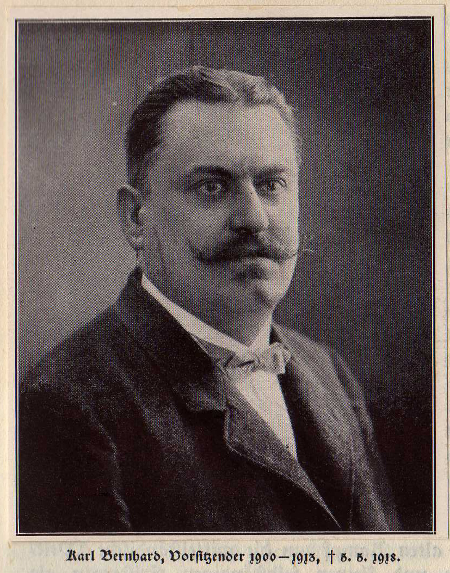 Karl Bernhard, erster Präsident der Handwerkskammer für Unterfranken