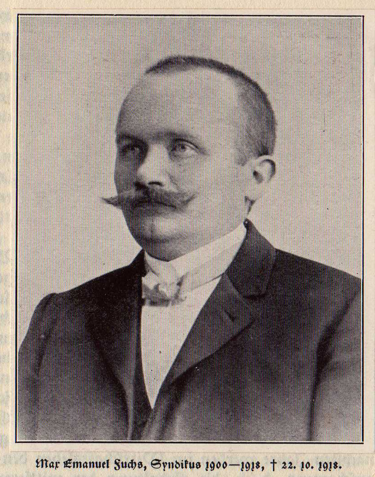 Max Emanuel Fuchs, erster Hauptgeschäftsführer der Handwerkskammer für Unterfranken