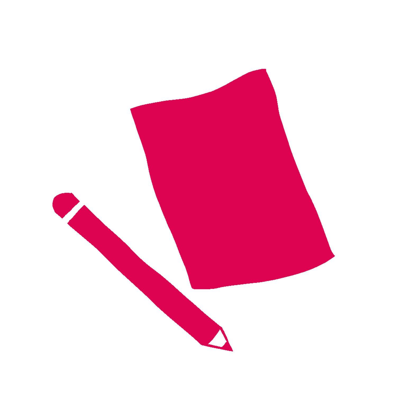 Icon Technischer Systemplaner Stift und Zettel