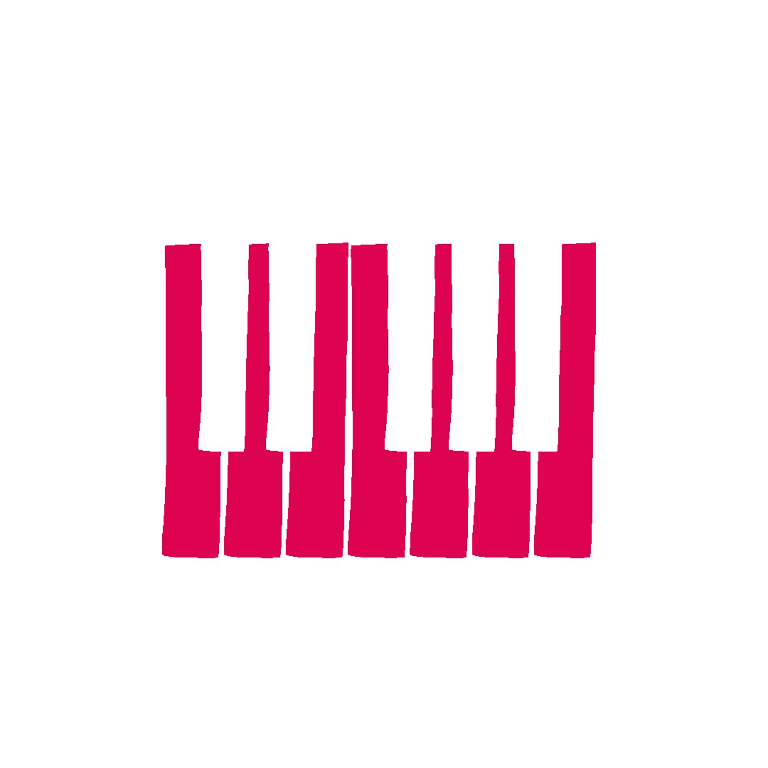 Icon Klavierbauer Tasten