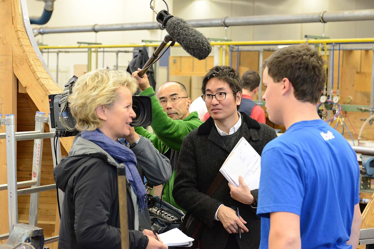 NHK -Japanischer Fernsehsender- besucht Spengler-Meisterschule Würzburg 12