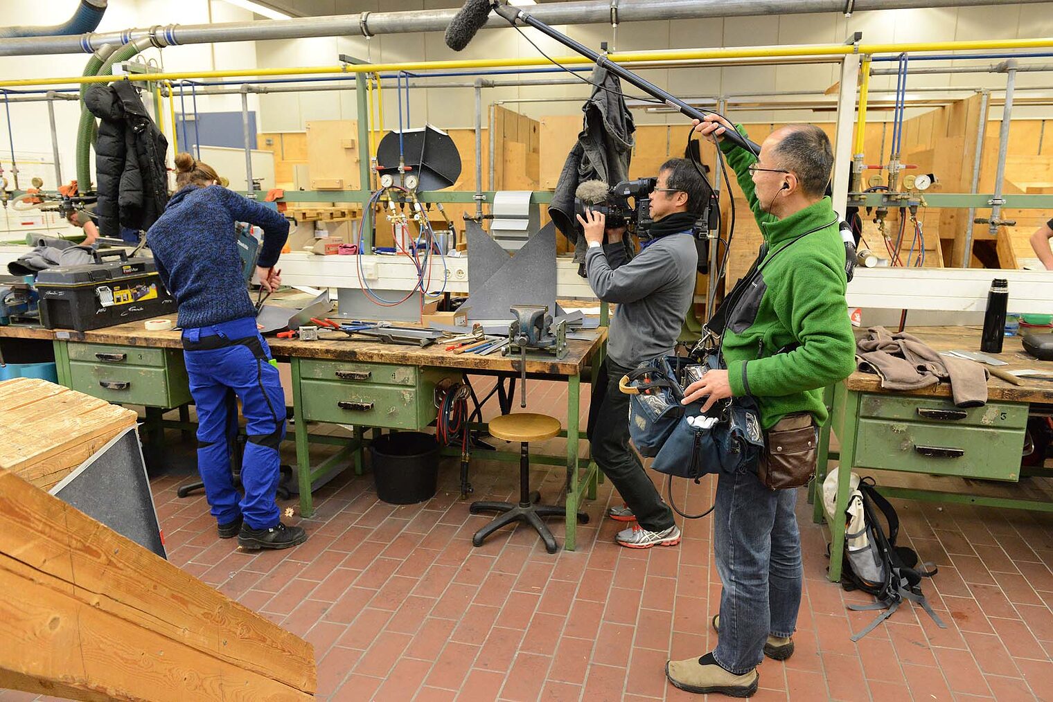 NHK -Japanischer Fernsehsender- besucht Spengler-Meisterschule Würzburg 15