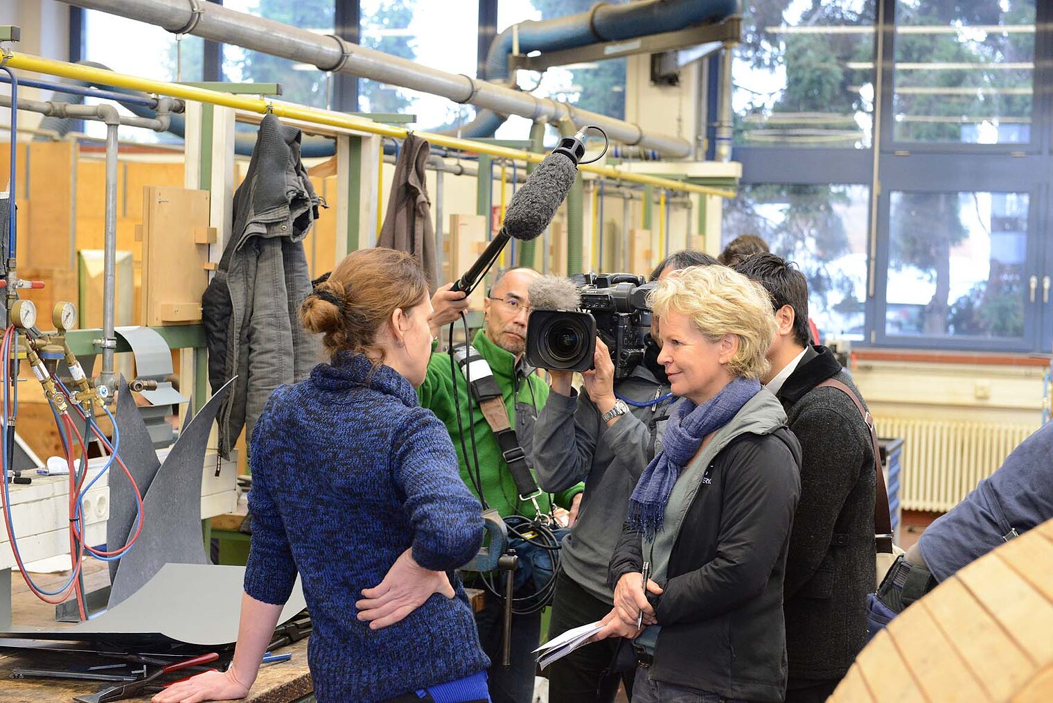 NHK -Japanischer Fernsehsender- besucht Spengler-Meisterschule Würzburg 17